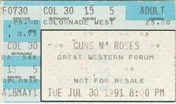Guns N' Roses / Skid Row on Jul 30, 1991 [468-small]