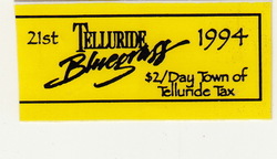 "Telluride Bluegrass Festival" on Jun 16, 1994 [856-small]