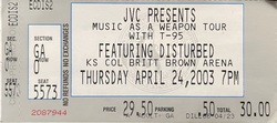 Disturbed / Taproot / Chevelle / Ünloco on Apr 24, 2003 [024-small]