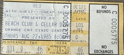 REO Speedwagon / Cheap Trick on Aug 22, 1985 [177-small]
