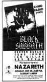 Black Sabbath / Nazareth on Oct 24, 1983 [402-small]