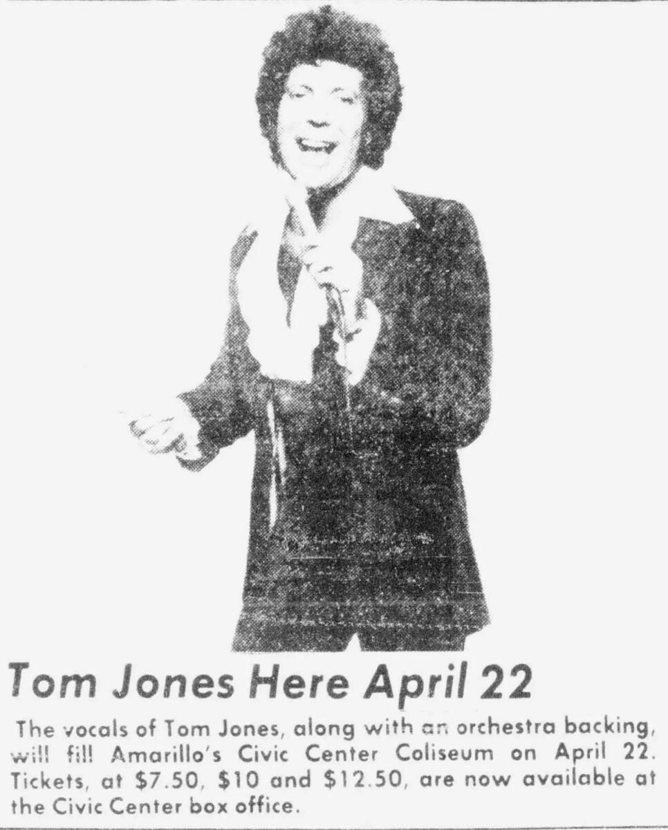 Tom Jones Concert & Tour History (Updated for 2024) Concert Archives