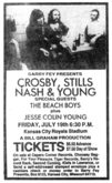 Crosby, Stills, Nash & Young / The Beach Boys / Jesse Colin Young on Jul 19, 1974 [970-small]