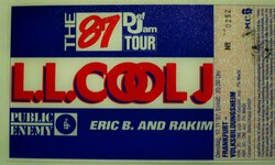 tags: LL Cool J, Public Enemy, Frankfurt am Main, Hesse, Germany, Ticket, Volksbildungsheim - LL Cool J / Public Enemy on Nov 17, 1987 [116-small]
