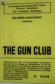 tags: The Gun Club, Dinosaur Jr., Frankfurt am Main, Hesse, Germany, Ticket, Batschkapp - The Gun Club / Dinosaur Jr. on Nov 12, 1987 [118-small]