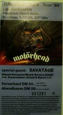 tags: Motörhead, Savatage, Ludwigshafen am Rhein, Rheinland-Pfalz, Germany, Ticket, Friedrich Ebert Halle - Motörhead / Savatage on Dec 7, 1986 [127-small]