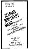 Allman Brothers Band / The Marshall Tucker Band / Elvin Bishop on Jun 23, 1974 [194-small]