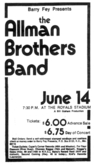 Allman Brothers Band / The Marshall Tucker Band on Jun 14, 1974 [199-small]