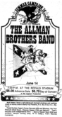 Allman Brothers Band / The Marshall Tucker Band on Jun 14, 1974 [200-small]