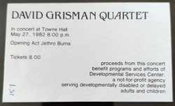 The David Grisman Quartet / Jethro Burns on May 27, 1982 [336-small]