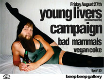 Young Livers / Campaign / Dead In The Dirt / Bad Mammals / Vegan Coke on Aug 27, 2010 [421-small]