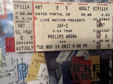 Jay Z 🎤4:44 Tour (2017), tags: Jay-Z, Atlanta, Georgia, United States, Ticket, Philips Arena - Jay-Z on Nov 14, 2017 [515-small]