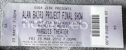 Alan Baird Project / Be The Ant / The Maykit / Musuji on Mar 23, 2012 [296-small]