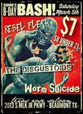 Worm Suicide / Rebel Flesh / The Disgustoids on Mar 5, 2016 [233-small]