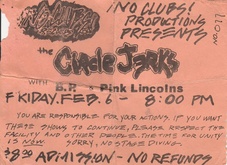Circle Jerks / Belching Penguin / Pink Lincoins on Feb 6, 1987 [130-small]