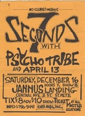 7 Seconds / Psycho Tribe / April 13 on Dec 16, 1989 [141-small]