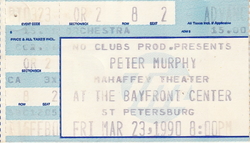 Peter Murphy / Nine Inch Nails on Mar 23, 1990 [148-small]