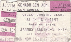 Alice In Chains / Screaming Trees / Grunge Truck on Nov 16, 1992 [169-small]