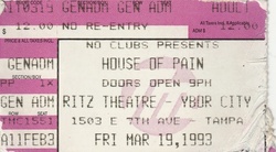 House of Pain / Rage Against The Machine on Mar 19, 1993 [176-small]