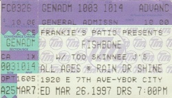 Fishbone / Too Skinnee J's on Mar 26, 1997 [193-small]