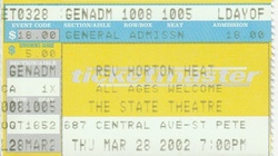 The Reverend Horton Heat / Nashville Pussy / Syrup on Mar 28, 2002 [198-small]