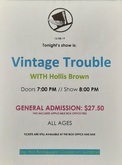 Vintage Trouble / Hollis Brown on Dec 8, 2019 [219-small]