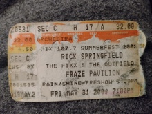 Rick Springfield / The Fixx / The Outfield on May 31, 2002 [342-small]