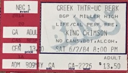 King Crimson on Jun 2, 1984 [540-small]