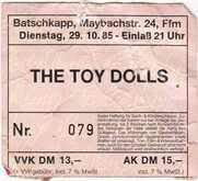 The Toy Dolls on Oct 29, 1985 [658-small]