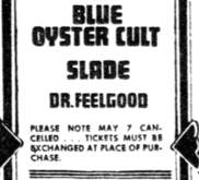 Blue Öyster Cult / Slade / Dr. Feelgood on May 7, 1976 [703-small]