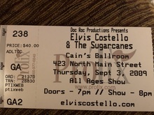 Elvis Costello / Elvis Costello & the Sugarcanes  on Sep 3, 2009 [756-small]