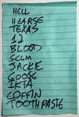 Party Nerves setlist, tags: Setlist - Messer Chups / Creem Circus / Party Nerves on Jan 11, 2024 [038-small]