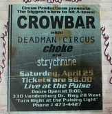 Crowbar / Deadman Circus / Choke / Strychnine on Apr 25, 1998 [478-small]