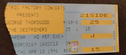 George Thorogood & The Destroyers on Apr 19, 1991 [501-small]