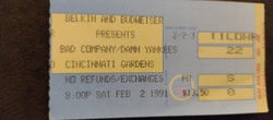 Bad Company / Damn Yankees on Feb 2, 1991 [508-small]