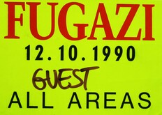 Fugazi / Urge on Oct 12, 1990 [700-small]