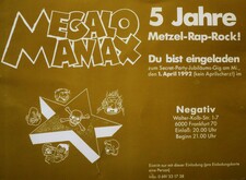 tags: Megalomaniax, Frankfurt am Main, Hesse, Germany, Ticket, Negativ - Megalomaniax on Apr 1, 1992 [754-small]