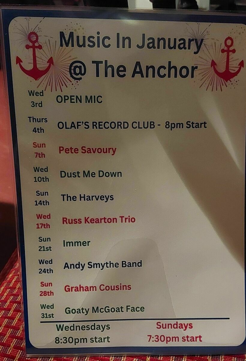 Jan 14, 2024 The Harveys at The Anchor Sevenoaks, England, United