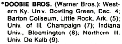 Doobie Brothers on Dec 4, 1973 [747-small]