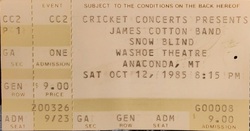 James Cotton Band / Snow Blind on Oct 12, 1985 [758-small]