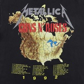 Tour T-shirt (Back), Guns N' Roses / Metallica / Faith No More on Sep 15, 1992 [801-small]