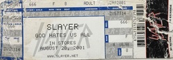 Slayer / Hatebreed / Diecast / Clutch Cargo / I.S.D. on Feb 7, 2002 [823-small]
