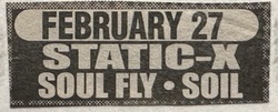 Static-X / Soulfly / Soil / Diversion / onesidezero / Die Section on Feb 27, 2002 [834-small]