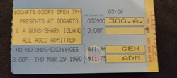 L.A. Guns / Shark Island on Mar 29, 1990 [845-small]