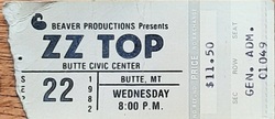 ZZ Top / .38 Special on Sep 22, 1982 [164-small]