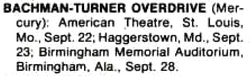 Bachman-Turner Overdrive on Sep 28, 1973 [171-small]