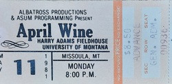 April Wine on May 11, 1981 [204-small]