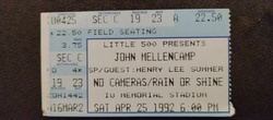 John Mellencamp / Henry Lee Summer on Apr 25, 1992 [292-small]