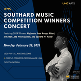 Southard Music Competition Winners Concert, University of Northern Colorado, School of Music (5 x 5), tags: Edward W. Hardy, Bear Lake Winds, Alejandro Jose Arroyo Alberto, University of Northern Colorado Artists, Greeley, Colorado, United States, Advertisement, Gig Poster, Unc Campus Commons Performance Hall - Edward W. Hardy / Courtney Caston / Jordan Ortman / Bear Lake Winds / Alejandro Jose Arroyo Alberto / University of Northern Colorado Artists on Feb 26, 2024 [647-small]