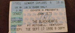 Joan Jett & The Blackhearts on Sep 17, 1996 [896-small]